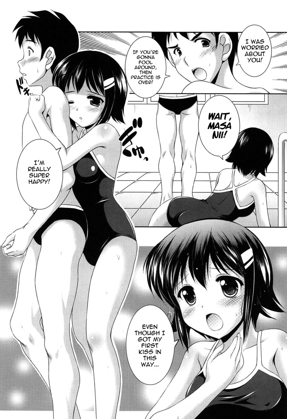 Hentai Manga Comic-Trans-swimsuit Lovers-Read-8